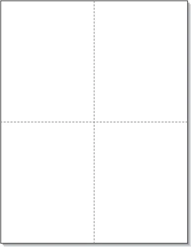 Miniatura 7 de NextDayLabels - Tarjetas postales de impresora láser y de inyección de tinta de 8-1/2 x 11 4 por página