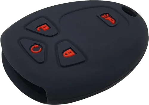 Miniatura 4 de Funda de silicona para llavero de 2 piezas, protector sin llave compatible con Chevrolet Silverado Suburban Tahoe Traverse GMC Acadia Savana Sierra