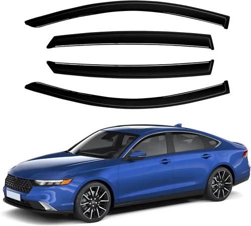 Miniatura 66 de Canvcle RAV4 Rain Guards - Window Visors for Toyota RAV4 2006-2012, Outside-Mount Tape-On Side Window Wind Deflectors for RAV4 Accessories, Vent