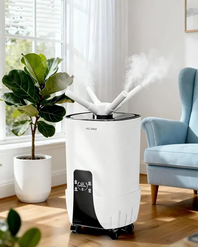 Humidificador para habitación grande de 16 L/4.2 galones - Humidificador AILINKE para toda la casa para el hogar, 2000 pies cuadrados con 3