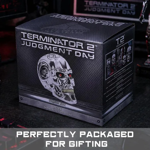 Miniatura 3 de Terminator Nemesis Now T- Box 7.1 in Plata, Resina