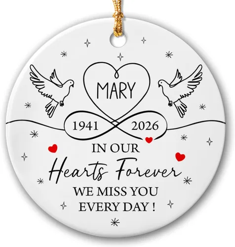 Miniatura 7 de Those We Love Don't Go Away - Adorno de cerámica conmemorativo, regalos de condolencias, regalos de duelo, adorno de recuerdo conmemorativo, Adorno