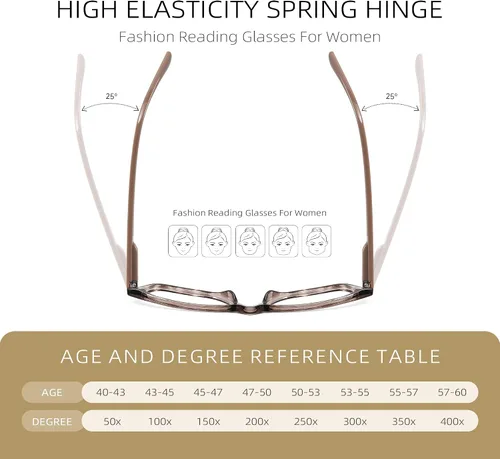 Miniatura 5 de Cateye Reading Glasses for Women - Mocha Muse Tortuga de cacao