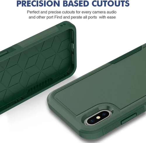 Miniatura 162 de Jeylly Funda para iPhone SE/Funda para iPhone 5S, Exterior de Plástico Duro que Absorbe Golpes + Interior de Silicona de Goma Defensor contra