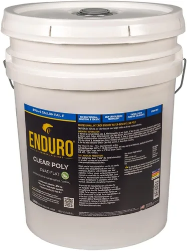 Miniatura 8 de General Finishes Enduro Poliuretano transparente a base de agua, 1 galón, mate Plano