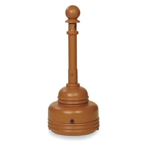 Miniatura 8 de Eagle, SafeSmoker 1208BEIGE Cenicero para exteriores, polietileno de alta densidad (HDPE) con cubo de acero, 4 galones, color beige