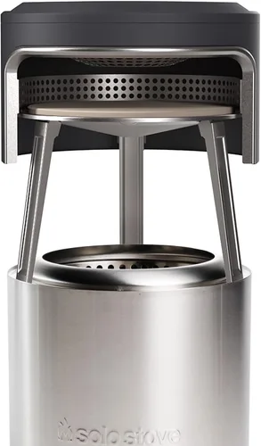 Solo Stove Ranger Pi Fire | Accesorio de horno de pizza para fogata Ranger, incluye estuche de transporte y piedra de pizza de cordierita,