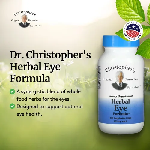 Miniatura 4 de Christopher's Original Formulas Herbal Eye Formula - Vitaminas para el cuidado de la vista - Suplemento natural de apoyo para los ojos con hierbas
