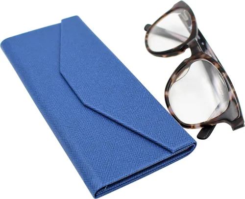 Miniatura 20 de Real Sic Funda para lentes de sol para hombres y mujeres, soporte magnético plegable para lentes de sol, inspirado en el color sólido