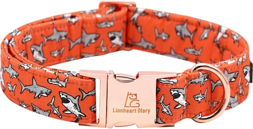 Miniatura 43 de Lionheart glory Collar de perro, Collar de perro azul Collar de perro para niños Collar ajustable de dinosaurio para perros pequeños Regalo