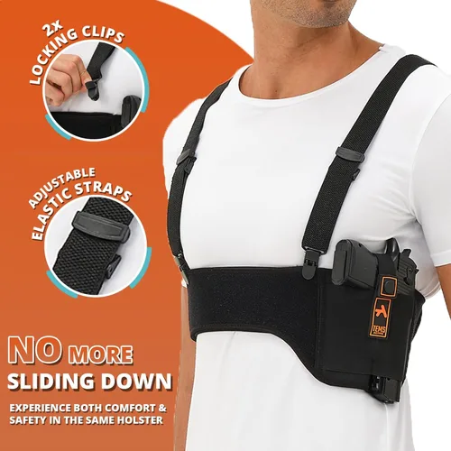 Miniatura 2 de Funda de hombro para transporte oculto – Funda oculta para el pecho, funda universal para pistola para hombres y mujeres, se adapta a Glock, S & W