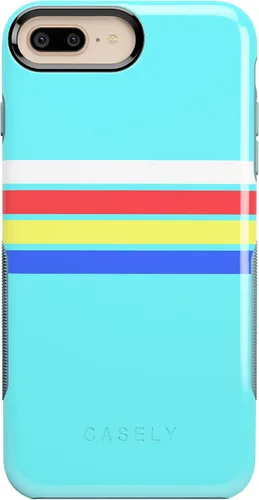 Miniatura 33 de Casely Funda para iPhone 6/7/8 Plus Funda con estampado de festival (solo buenas vibraciones)