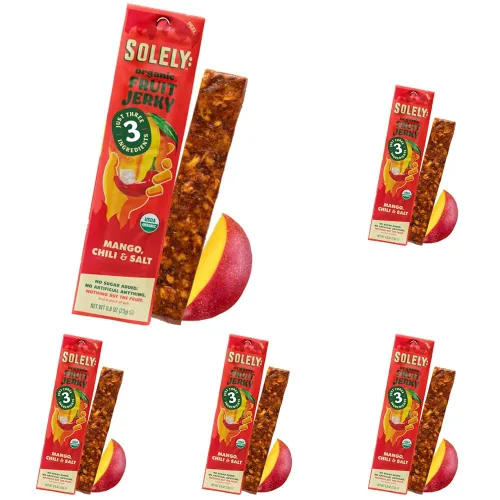 Miniatura 19 de Solely - Charqui de frutas orgánicas Un ingrediente Vegano Sin OGM Sin gluten Sin agregado de azúcar