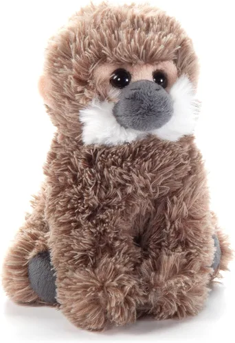 El juguete de peluche de mono ardilla de The Petting Zoo, regalos para niños, Wild Onez Babiez Animales Salvajes, juguete de peluche de mono de 6