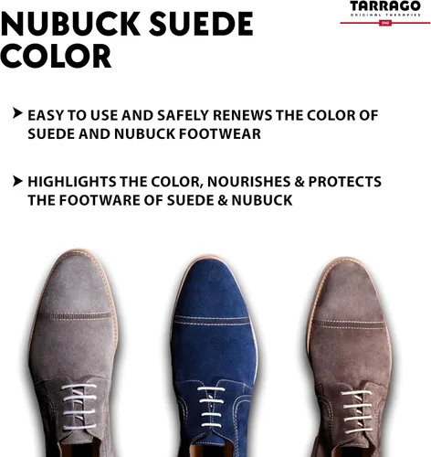 Miniatura 7 de Tarrago Restaurador de color nubuck y gamuza Restaura el gamuza desteñida para tenis, zapatos, botas, chaquetas, bolsos y más. El color de gamuza