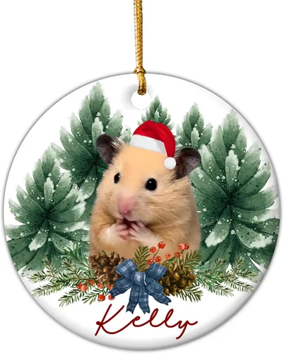 Miniatura 15 de Adorno personalizado para foto de perro, adorno de Navidad personalizado para mascotas 2023, regalos de Navidad personalizados para cachorros