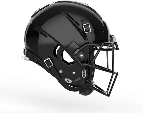 Miniatura 3 de Schutt F7 2.0 Casco de Fútbol Americano Universitario - Hombres, Niños (14+) - Blanco Brillante Moldeado, Negro - Mediano - Fútbol NCAA - Exterior