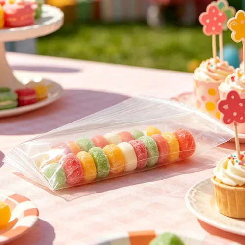 Miniatura 8 de 200 bolsas de violonchelo transparentes resellables de 3 x 9 pulgadas para galletas de panadería, dulces, joyas, manualidades, velas, regalo