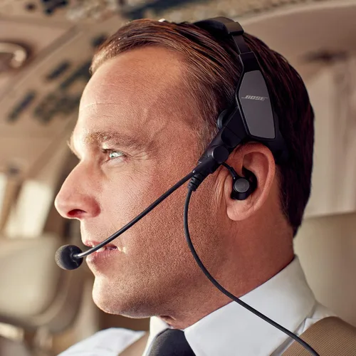 Miniatura 6 de Bose Proflight Series 2 - Auriculares de aviación con conectividad Bluetooth, cable de doble enchufe, color negro
