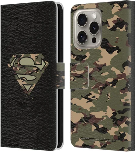 Miniatura 68 de Head Case Designs Funda de piel con licencia oficial de Superman DC Comics con logotipos negros y rojos compatible con Apple iPhone 11