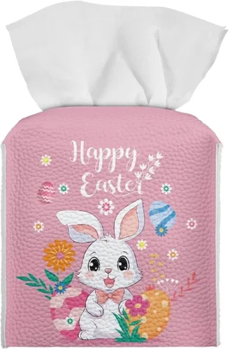 Miniatura 40 de Lindas decoraciones de ajolote con estampado de animales, caja de pañuelos de cuero, soporte de Navidad, organizador de papel de seda impermeable