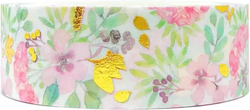 Miniatura 15 de allydrew Cinta adhesiva Washi de lámina dorada y plateada, 0.591 in x 32.8 ft, lluvia de meteoritos Ducha de meteoritos