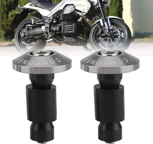 Miniatura 4 de Tapón de empuñaduras para manillar, 0.866 in 7/8 pulgadas para manillar de motocicleta, tapas de enchufe deslizante para carreras ATV Offroad ()