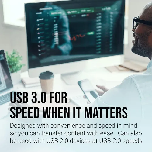Miniatura 7 de PNY Unidad USB 3.0 Turbo Attaché 3 de 256 GB, paquete de 3 – Gris, P-FD256X3TBOP-MP, 100 MB/s, Ligera y Duradera - Almacenamiento y Transferencia