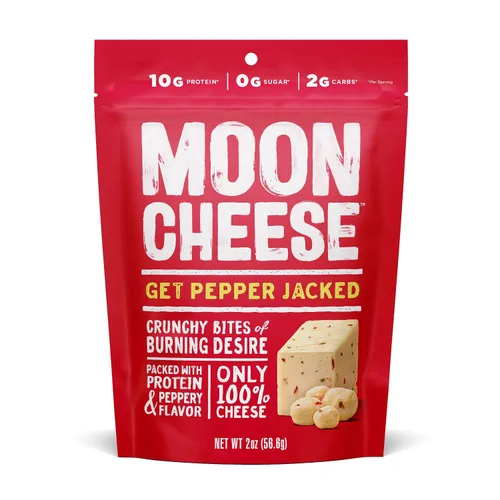 Miniatura 10 de Moon Cheese, Snack, Cheddar mediano - Paquete de 12