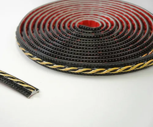 Miniatura 7 de Colamo Tira de calafateo blanca cromada de 16.4 pies para bordes, cuerpo lateral, molduras adhesivas flexibles y adornos para pared, espejo, techo