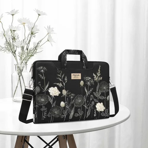 Miniatura 3 de MOSISO Bolsa para Laptop para Mujeres, Bolsa de Computadora de 15.6 pulgadas Compatible con MacBook, HP, Dell, Lenovo, Asus, Notebook, Funda