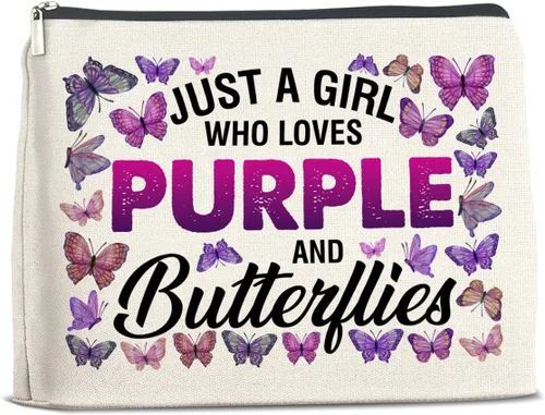 Miniatura 27 de Bolsa de maquillaje floral humor, regalos para mujer, B