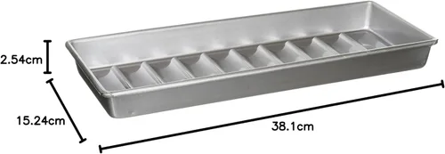 Miniatura 6 de USA Pan - Molde para pan antiadherente New England para hot dog y roll de langosta, acero aluminizado