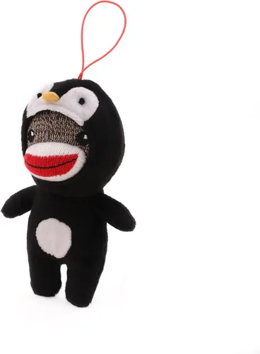 Miniatura 2 de Plushland Juguetes de peluche de Navidad, lindo calcetín suave Sockiez mono decoración de árbol de Navidad, bonito regalo de Navidad, adorno