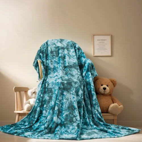 Miniatura 46 de Manta colorida de tamaño Queen - Manta ligera de primera calidad, antiestática, suave, acogedora y cálida, manta de franela de felpa para hija