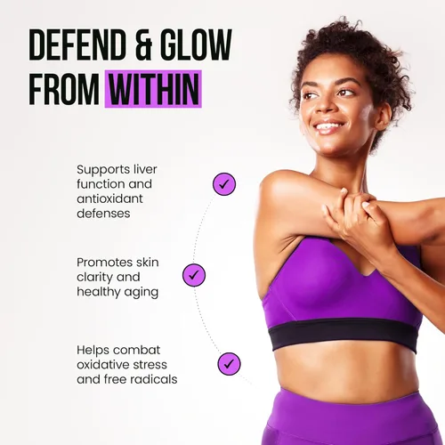 Miniatura 6 de VitaRaw 1000 mg de glutatión para apoyo inmunológico - Complejo de absorción de 100 mg - Suplemento de glutatión liposomal reducido con ácido alfa