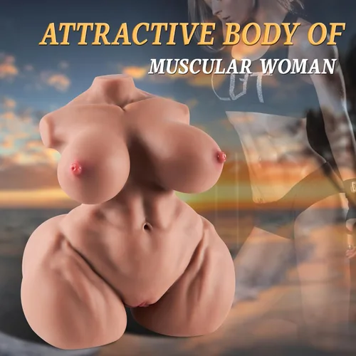 Miniatura 2 de Muñeca sexual de tamaño real de 12 libras, masturbador masculino, juguete sexual para adultos con vagina de bolsillo realista, canales anales
