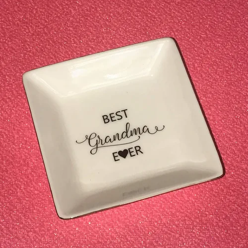 Miniatura 97 de Simply Charmed Amo Mi Abuela – Divertido regalo español para el Día de la Madre para la abuela de cerámica o soporte para anillos – Elegante bandeja