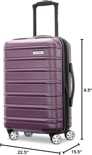 Miniatura 7 de Samsonite Omni 2 - Equipaje rígido extensible con ruedas giratorias, Púrpura