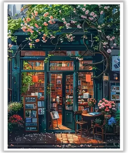 Miniatura 27 de HITO Kit de pintura de paisaje por números para adultos, Aurora para adultos, kits de pintura por números sobre lienzo para regalo, decoración