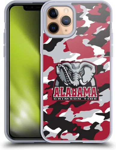 Miniatura 86 de Head Case Designs Funda de gel suave con licencia oficial de la Universidad de Alabama UA Collage compatible con Apple iPhone 13 Pro Max