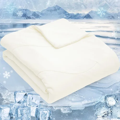 Miniatura 11 de PHF Manta Refrescante Suave Tamaño Twin para Personas que Duermen con Calor y Sudores Nocturnos, Manta Transpirable y Acogedora, Q-MAX>0.45 Absorbe