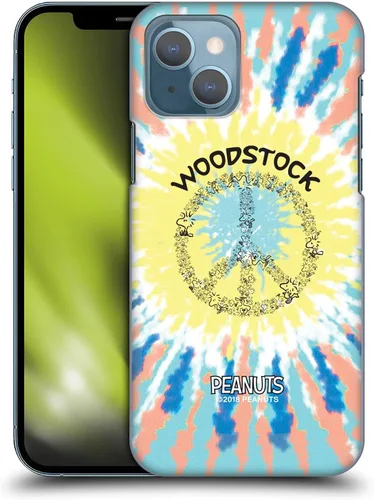 Miniatura 123 de Head Case Designs Funda rígida con licencia oficial de Peanuts Snoopy Woodstock Far Out Woodstock 50th compatible con Apple iPhone 15 Plus