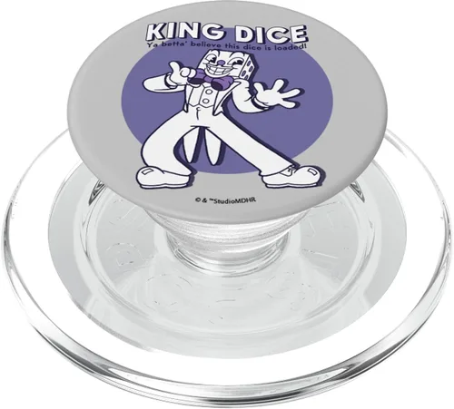 Miniatura 8 de Cuphead King Dice This Dice is Loaded PopSockets PopGrip: Agarre intercambiable para teléfonos y tabletas