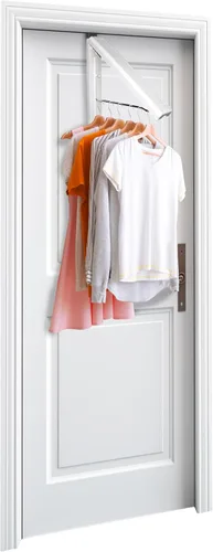 Miniatura 7 de InstaHanger Tendedero de Ropa - Tendedero de Ropa Montado en la Pared para Espacios Pequeños - Estantes de Ropa Montados en la Pared Soporta Hasta