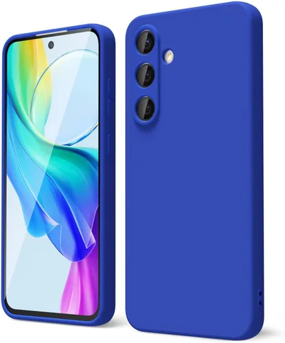 Miniatura 396 de oakxco Funda para teléfono Samsung Galaxy S21 Ultra con agarre de silicona líquida, bonita funda delgada y delgada de goma suave de TPU lisa