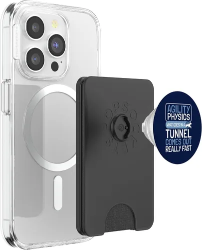 Miniatura 14 de Dog Agility Handler - Agility Physics - Tunnel Dog Agility PopSockets Adhesive PopGrip