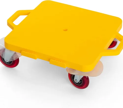 Miniatura 9 de Cosom Scooter Board, 16 Inch Premium Sit & Scoot Board with 4 Inch Non-Marring Performance Wheels, Double Race Bearings, & Safety Handles, Physical
