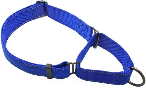 Miniatura 20 de Max and Neo Collar de nailon Martingale para perros - Donamos a un rescate de perros por cada collar vendido (Grande, Negro)