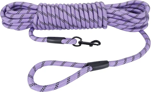 Miniatura 13 de Hi Kiss Correa de Entrenamiento de Obediencia y Agilidad para Perros/Cachorros - 15 pies 20 pies 30 pies 50 pies 100 pies - Ideal para Jugar